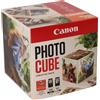 ORIGINAL Canon Value Pack nero / differenti colori PG-540+CL-541 Photo Cube Creative Pack + 13x13 cm Fotopapier 40 Blatt ~360 Seiten - Canon - 8714574682174