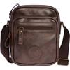 Coronel Tapiocca Bolso De Mano Para Hombre, Borsello Uomo, Tracolla Borsetta Bo Marrone (Brown), Taglia unica