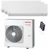 Toshiba Condizionatore Toshiba SHORAI Edge White trial split 7000+9000+16000 BTU inverter A+++ wifi unità esterna 7 kW codice prodotto RAS-3M26G3AVG-E/RAS-B07G3KVSG-E_1/RAS-B10G3KVSG-E_1