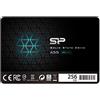 Silicon Power SSD 256GB 3D NAND A55 SLC Cache Performance Boost 2.5 Pollici SATA III 7mm (0.28) SSD interno