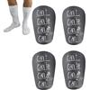 Generic Parastinchi Da Calcio, Can't 10 Cm / 8 Cm Personalizzabili Protettivo Parastinchi Antiscivolo Per L'allenamento Di Calcio Imbottiture Per Ragazzi E Ragazze Per Uomo Bambini