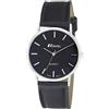 Ravel - Orologio classico unisex di uso quotidiano - Quarzo analogico - R0129.03.1 - Colore argento/nero/nero/Indice moderno