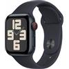 Apple Watch SE GPS + Cellular - Smartwatch con Cassa 40mm in Alluminio Mezzanotte con Cinturino Sport Mezzanotte - S/M - MRG73QL/A