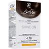 bionike Shine on castano cioccolato fondente 4,18 flacone 75 ml + tubo 50 ml