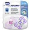 Chicco Succhietto light Girl Silicone 2m2pezzi