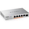 Zyxel XMG-105HP Switch non Gestito 2.5G Supporto Power over Ethernet Argento