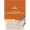 Canson Blocco da disegno CANSON carta millimetrata bianco/arancio 80 g/m² 10 fogli A4 - C200005812