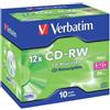 Verbatim CD-RW Verbatim 12x 700 MB Conf. 10 pezzi - 43148