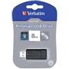 Verbatim Chiavetta USB PinStripe 2.0 Verbatim 8 GB 49062
