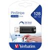 Verbatim Chiavetta USB 3.0 PinStripe Verbatim 128 GB 49319