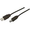 Media Range Cavo di collegamento Media Range USB 2.0 A/B nero 3 m MRCS103