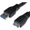 Media Range Cavo di ricarica e sincronizzazione Media Range USB 3.0/micro USB 3.0 B 1m nero - MRCS153