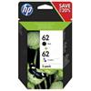 HP cartucce inkjet 62 HP nero +colore Combo pack - N9J71AE