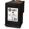 ORIGINAL HP Cartuccia d'inchiostro nero C2P10AE 651 ~600 Seiten - HP - 889296160823