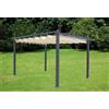 THREE TRADING 2009 PERGOLA MT 3X4 CON COPERTURA A SCORRIMENTO NERA ED ECRU'