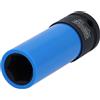 KS Tools 515.1073-E Bussola per avvitatori ad impulsi, 1/2 cerchi in alluminio, lunga, 17mm su rimorchio