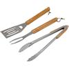 Campingaz 30869 Set 3 Pezzi Manico in legno Utensili spatola, una pinza ed un forchettone