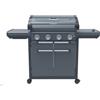 Campingaz 4 Series Premium S Dualgas Barbecue a gas con doppia alimentazione Metano/Gpl 4 Bruciatori + fornello laterale