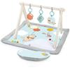 Bright Starts Tappetino multiattività WINNIE THE POOH Once Upon a Tummy Time di Disney di Bright Starts con barra dei giocattoli in legno, 0+ mesi