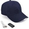 UltraKey Cappello da Baseball a LED, Cappello, Barretto da Baseball Traspirante a LED Luminoso Adatto per Sport all'Aperto per Uomini e Donne, Sport Notturno, Jogging all'Aperto, Usato per Hip Hop Vacanze ecc