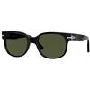 Persol Occhiali da Sole PO 3257S Black/Green 51/20/145 unisex