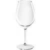 Bicchieri plastica vino rosso tritan, cl. 51, vino, trasparente
