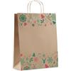 Busta regalo natalizia in carta riciclata personalizzata Bao Large 32 x 40 x 12 cm personalizzate o neutre