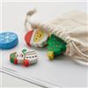 Set di 4 gomme per cancellare natalizie personalizzate Rubbies personalizzate o neutre