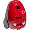 CONCEPT VP8350 Aspirapolvere con sacchettoBELL, potenza 700 W, compatto, rosso, filtro HEPA 10, spazzola ECO e bocchetta