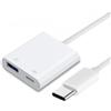 xiwai Hub USB C tipo C a USB 3.0 femmina standard di tipo A con adattatore di ricarica PD Power Charge 2 in 1 Extender USB compatibile con MacBook, laptop, tablet, telefono