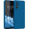 kwmobile Cover per Samsung Galaxy A33 5G Custodia - Back Case per Smartphone in Silicone TPU - Protezione Gommata - blue reef