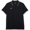 Nike Team Club19 Ss, Maglietta Polo A Maniche Corte Uomo, Nero (Black/White), S