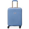 DELSEY PARIS Freestyle, Trolley Cabina Slim 4 Ruote Doppie 55 CM Blu Cielo, blu cielo, 55CM, TROLLEY CABINA