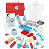Lehoo Castle Valigetta Dottore bambino Kit Dottoressa Bambina Medico Giochi 3 Anni(Blu)