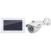 VIMARVIMAR K40912 Monitor Supplementare per Kit Videocitofonico con Alimentatore Multispina, Bianco & 46CAM.136B.8 Telecamera Bullet IR Ahd 1080P OB. 3,6Mm Cvbs, Bianco