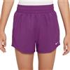 Nike Pantaloncini per ragazze Nike Kids Dri-Fit One High-Waisted Woven Training Shorts - Viola