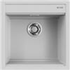 Elleci LMB10479 Lavello da Incasso 1 vasca Monovasca Sopratop 51 x 51 cm finitura Granitek Metal Aluminium 79 Best 104