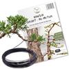 HAPPY SEED 10 m Filo per Bonsai in Alluminio anodizzato, Nero - Essenziale per Ottenere la Forma Desiderata del Bonsai - Ideale per cablare Alberi e Piante (1,5 mm)