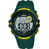 Lorus Orologio digitale al quarzo da uomo con cinturino in silicone, Verde - R2327PX9