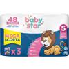babystar Pannolino babystar megascorta taglia 5 48 pezzi