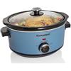 Eamoment 3,5 l | 200 W Slow Cooker con 3 livelli di riscaldamento e indicatore di potenza, lavabile in lavastoviglie e con maniglie, coperchio in vetro facile da pulire