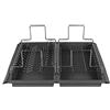 ELLETIPI 1954 I500 P060 Wizard Porta stoviglie da Cassetto in Plastica e Acciaio Cromato per modulo60