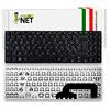 new net - Tastiera Compatibile con Notebook ASUS F507L F507LA F507M F507MA F507U F507UA F507UB F507UF [Senza Frame - Colore Tasti Nero - Layout ITA]