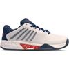 K-Swiss Scarpe da tennis Hypercourt Express 2 da uomo, Blanc De Blanc/Blu Opale/Lecca-lecca, 43 EU