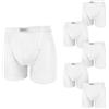Liabel Set 6 Pezzi Uomo Boxer/Slip Cotone Elasticizzato Bianco Tg Forti DD (6 Boxer - 4XL / 9)