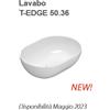Ceramica Globo T - Edge Lavabo in bianco opaco 50X36 - B6O50BO