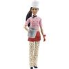 Barbie -Bambola Pasta Chef, con giacca e cappello da chef e tanti accessori, Giocattolo per Bambini 3+ Anni, GTW38