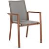 Bizzotto Sedia Konnor con Braccioli Terracotta 0663357 di Bizzotto