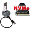KALEA-INFORMATIQUE Docking station USB per SSD M2 NGFF NVMe PCIe. Dock con collegamento USB3.2 Gen2 10GB