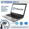 HP ProBook 650 G1 Notebook Core i7-4702MQ Ram 8gb SSD 240gb Win10 Portatile PC